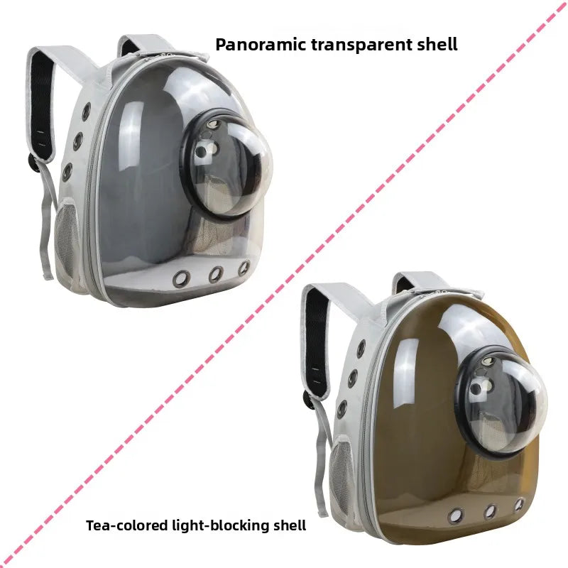Large Capaci  Bapa Portable Space Pet Cabin Double oulder Bag Transparent Dog  Carrier Bag for Outdoor Travel
