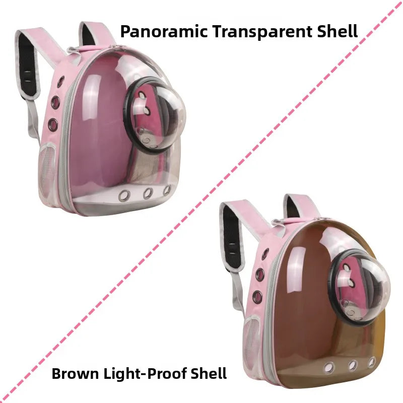 Large Capaci  Bapa Portable Space Pet Cabin Double oulder Bag Transparent Dog  Carrier Bag for Outdoor Travel