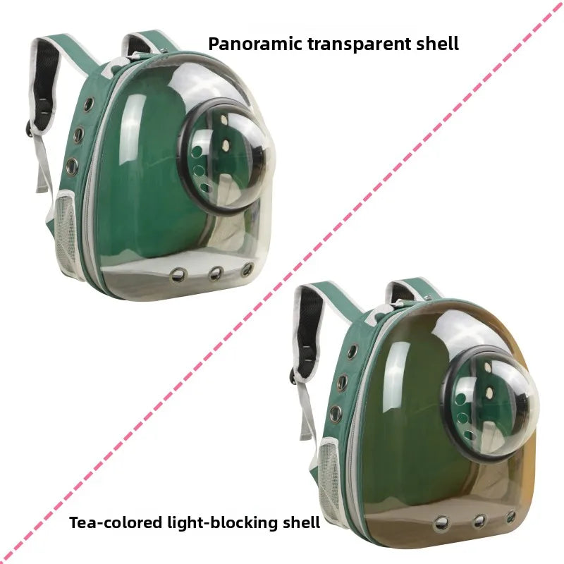 Large Capaci  Bapa Portable Space Pet Cabin Double oulder Bag Transparent Dog  Carrier Bag for Outdoor Travel