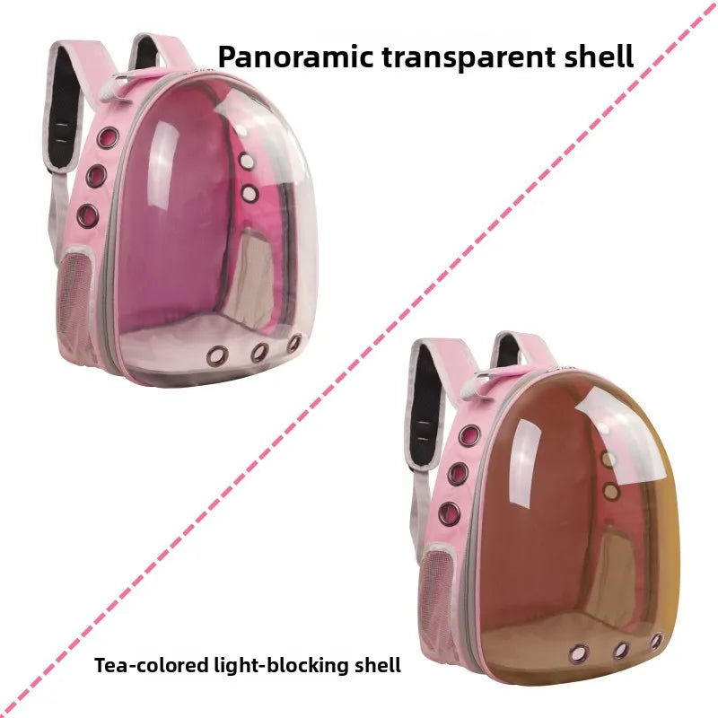 Large Capaci  Bapa Portable Space Pet Cabin Double oulder Bag Transparent Dog  Carrier Bag for Outdoor Travel