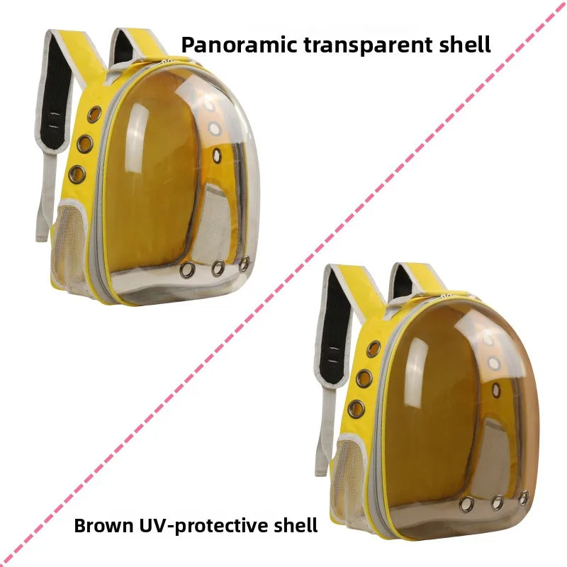 Large Capaci  Bapa Portable Space Pet Cabin Double oulder Bag Transparent Dog  Carrier Bag for Outdoor Travel