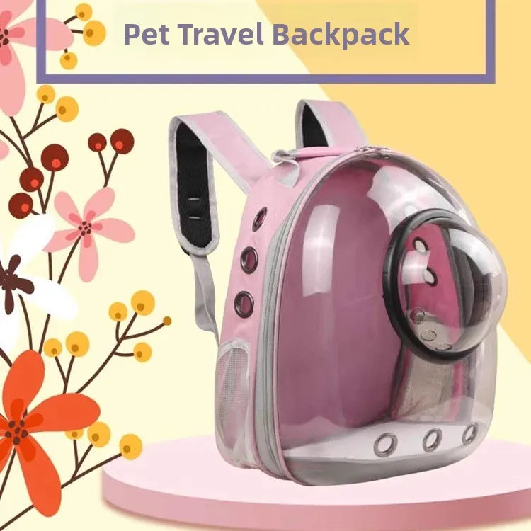 Large Capaci  Bapa Portable Space Pet Cabin Double oulder Bag Transparent Dog  Carrier Bag for Outdoor Travel