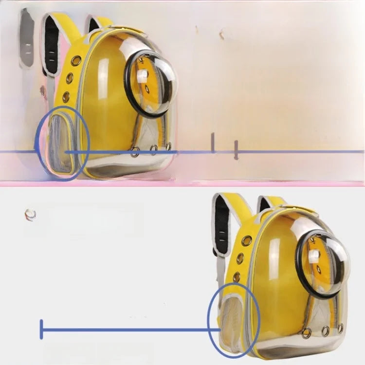 Large Capaci  Bapa Portable Space Pet Cabin Double oulder Bag Transparent Dog  Carrier Bag for Outdoor Travel