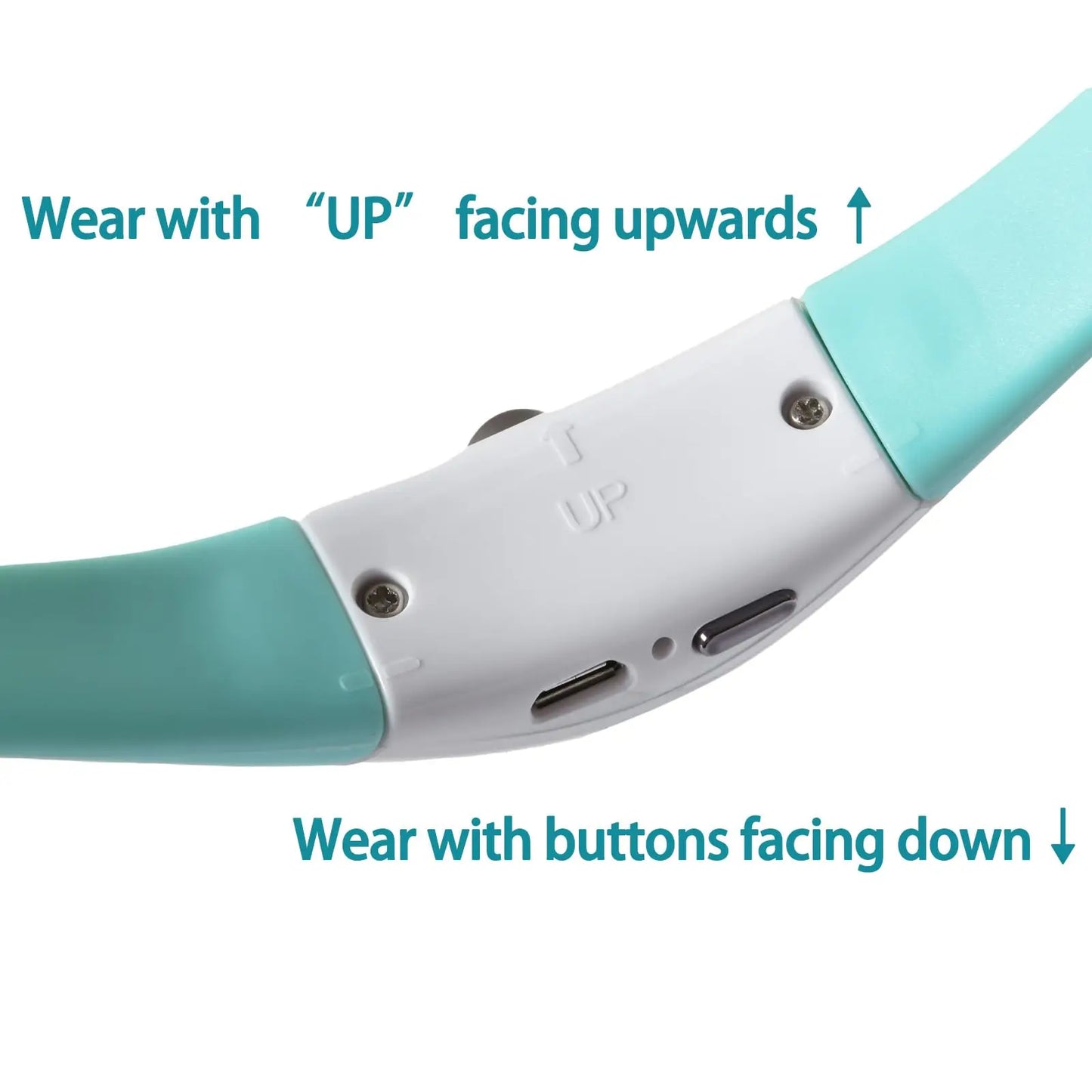 Cat Collar Laser Toy with Red Light, Interactive Cat Laser Toy for Bored Indoor Cats, Rechargeable Electric Laser Collar Toy