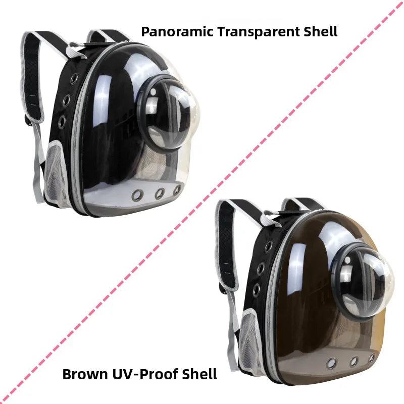 Large Capaci  Bapa Portable Space Pet Cabin Double oulder Bag Transparent Dog  Carrier Bag for Outdoor Travel
