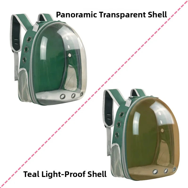 Large Capaci  Bapa Portable Space Pet Cabin Double oulder Bag Transparent Dog  Carrier Bag for Outdoor Travel