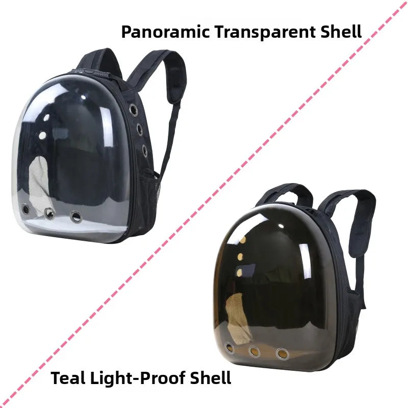 Large Capaci  Bapa Portable Space Pet Cabin Double oulder Bag Transparent Dog  Carrier Bag for Outdoor Travel
